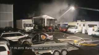 Randersacker Werkstattbrand [upl. by Aleen153]