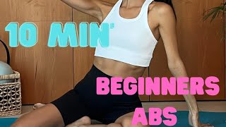 10 mins Pilates beginners Abs [upl. by Rafi]