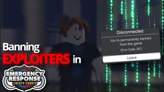 Banning ROBLOX hackers in ERLC [upl. by Forland751]