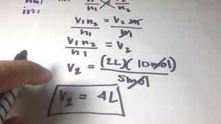 Avogadros Law problems Gen Chem 1 [upl. by Lat114]