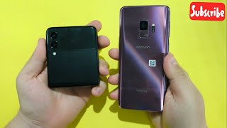 Samsung Galaxy Z Flip 3 5G vs Samsung Galaxy S9 [upl. by Lette480]