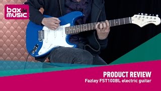 Fazley FST100BL electric guitar  Review [upl. by Tneciv]