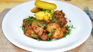 Ficatei de pui la tigaie  Pan Fried Chicken Livers [upl. by Lenhard434]