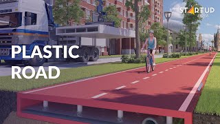 PlasticRoad  Solution to the plastic waste problem [upl. by Rosa387]