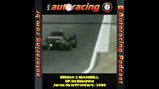 AYRTON SENNA x NIGEL MANSELL GP DA ESPANHA F1 1986 JEREZ [upl. by Aleb730]