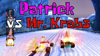 Patrick and Mr Krabs in Crash Team Racing [upl. by Balfore]