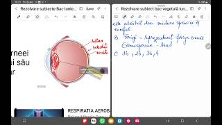 REZOLVARE SUBIECT I BACALAUREAT BIOLOGIE VEGETALĂ ŞI ANIMALĂ IUNIE 2023 [upl. by Ybloc725]