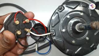 4 wire cooler motor connection  cooler motor connection in Hindi [upl. by Netsirt]