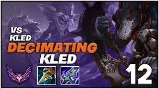 DECIMATING KLED  Renekton vs Kled 1001  Patch 134 [upl. by Lianna112]