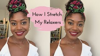 How To Stretch Your Relaxers amp Manage Your New Growth  Healthy Hair Junkie [upl. by Iznyl437]