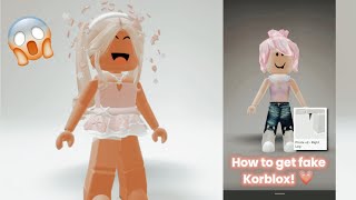 How to get KORBLOX for SUPER CHEAP😱🤑🤩 [upl. by Bogart]