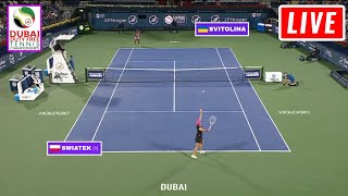 Swiatek vs Svitolina Live Streaming  Dubai Championships  Elina Svitolina vs Iga Swiatek Live [upl. by Lehcin]