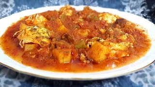 Recette chakchouka tunisienne  وصفة سهلة لعمل الشكشوكة التونسية [upl. by Etnuahc997]