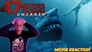 First Time Watching 47 METERS DOWN UNCAGED 2019  Horror Movie Reaction amp Commentary [upl. by Amr]