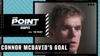 Connor McDavid reflects on his unbelievable goal against the Rangers  The Point [upl. by Furlong]