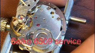 Seiko 6309 service part 2 [upl. by Esbensen]