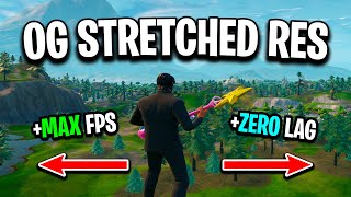 How To Get STRETCHED RESOLUTION in Fortnite OG Best Stretched Resolution [upl. by Llerret]