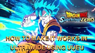 DRAGON BALL  SPARKING ZERO  How to make it works in ultrawide using UUEU for Unreal Engine 5 [upl. by Sarad942]