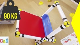 Tavolini sedie e scrivanie per bambini da costruire con Tube System [upl. by Siuqcram]