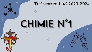 TR LAS 20232024  Cours de Chimie n°1 [upl. by Dupin]