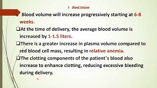 pregnancy related physiological and anatomical changes [upl. by Wehtta]