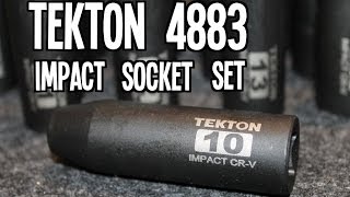 TEKTON 4883 12quot Metric Impact Socket Set [upl. by Eicarg]