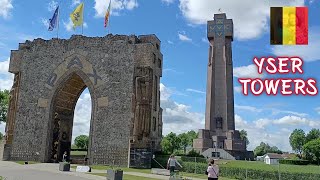 YSER TOWERS  IJZERTOREN  DIKSMUIDE WEST FLANDERS  BELGIUM  ELLASLIFE [upl. by Towny]