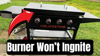 How to Fix A Burner Not Igniting On Your BlackStone Griddle [upl. by Bowerman703]