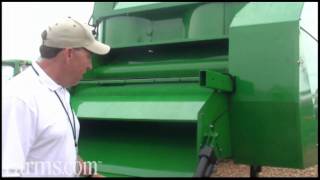 One Pass Corn Cob Collection System Behind John Deere Combines [upl. by Liebermann85]