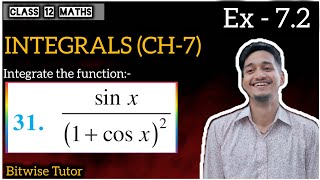 Q31  Integrate sin x by 1  cos x square  Integrate sinx1  cosx² [upl. by Horace458]