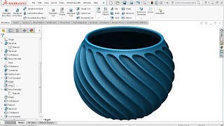 Surface Modeling  SolidWorks Tutorial [upl. by Nageam]