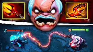 Insane One Shot Builds Pudge 26Kills Overwhelming Blink  Dagon Builds Dota 2 [upl. by Arehsat]