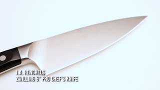 Zwilling 6 Inch Pro Chefs Knife Review  JA Henckels  Under 100 [upl. by Htebazileharas]