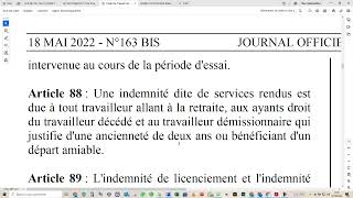 Solde de Tout Compte pour un Contrat à Durée Indéterminée CDI au Gabon [upl. by Okihcas]