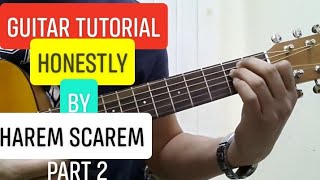 Honestly by Harem Scarem  Acoustic Guitar Tutorial  Part 2 [upl. by Nicoline]