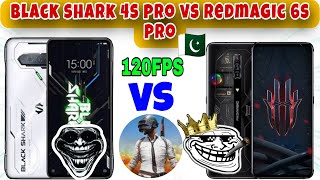 red magic 6s pro vs black shark 4 pro  black shark 4s pro vs Redmagic 6s pro pubg test  price [upl. by Mayworm]