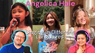 Angelica Hale quotSinging In Many Languages Video Couples Reaction [upl. by Kal]