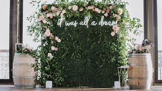 EASY DIY BACKDROP  BIRTHDAYWEDDINGEVENT QUICK HOWTO TUTORIAL [upl. by Eirek809]