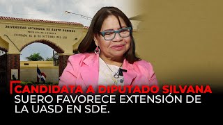 Silvana Suero apoya extensión de la UASD en SDE [upl. by Hachmin]