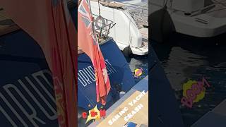 24 Million Sail Yacht Crash drumbeat 53msailyacht ketchrigged monaco harbour luxury yachts [upl. by Ash]