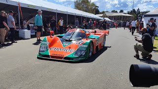 Start ups at the Adelaide Motorsport Festival 2024 [upl. by Eidderf]