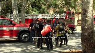 Woman Airlift rescue  Temescal Canyon RAW FOOTAGE [upl. by Veljkov48]