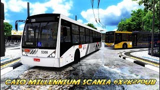 OMSI 2 JABAQUARA X PIRAPORINHA Caio Millennium II Scania K270UB 6×2 Voith METRA SP [upl. by Aikrehs]