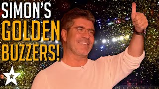 ALL SIMON COWELLS GOLDEN BUZZER Auditions from Britains Got Talent [upl. by Acinhoj713]