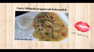 Thermomix® TM 5  Curry Hühnchenragout mit Kokosmilch [upl. by Bohun623]