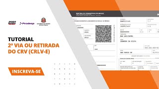 Tutorial  Retirada ou 2ª via de CRV [upl. by Burtis]