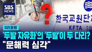 두발 자유화의 두발이 두 다리 quot문해력 심각quot  SBS  D리포트 [upl. by Lorinda983]