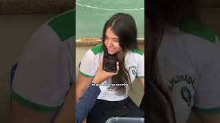 ALUNOS NA ESCOLA🤣 Tive que entrevistar essa rapaziada de novo youtubeshorts shorts professor [upl. by Fernyak]