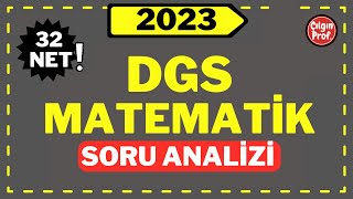 2023 DGS Matematik Soru Analizi  2023 DGS Matematik Soru Tahmini [upl. by Sadnak]