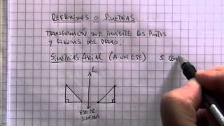 Transformaciones isométricas 06 Traslación Simetria Rotación [upl. by Casi908]